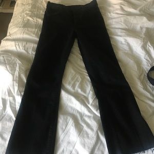 Mother black denim high waisted jean